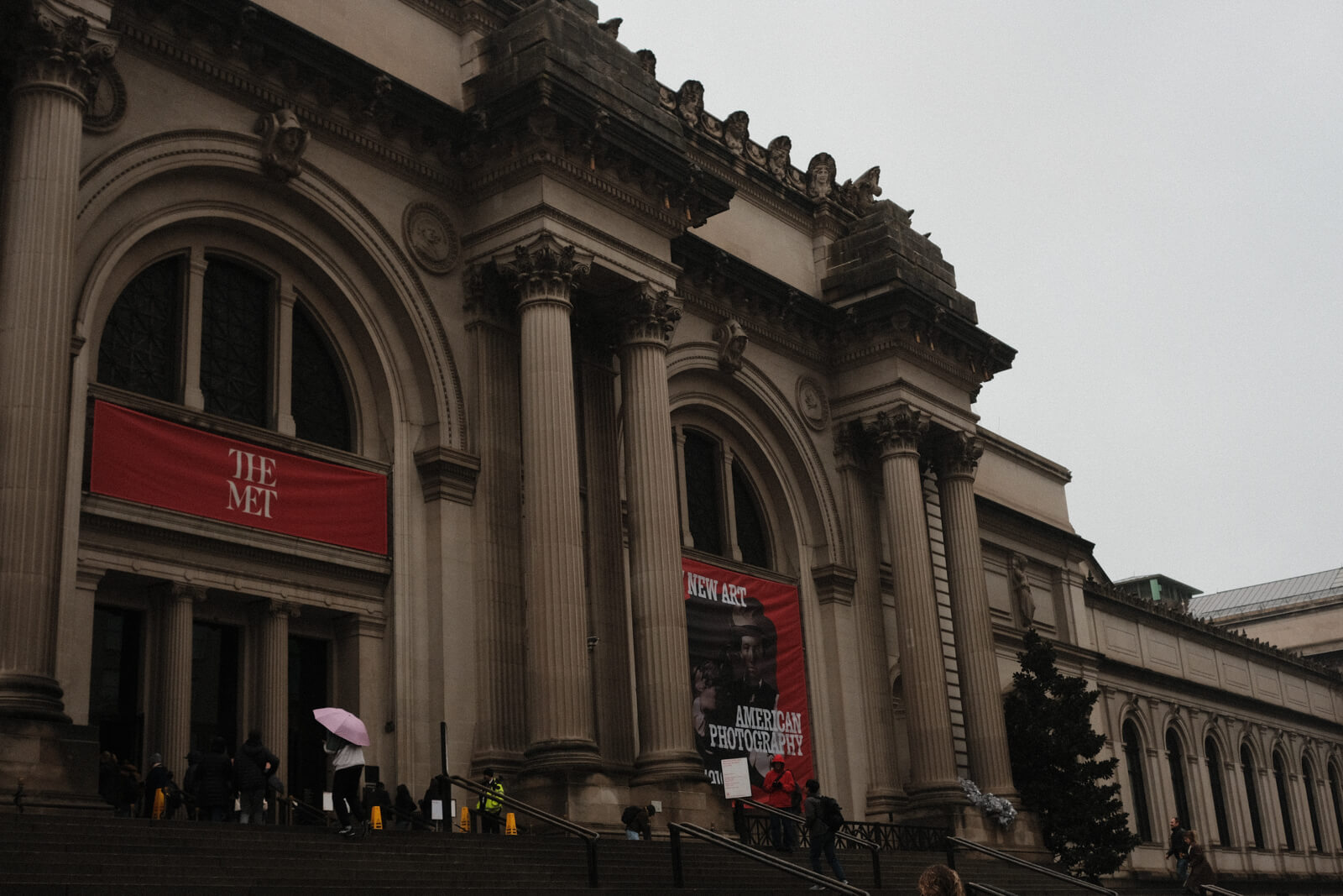 The outside of the Met