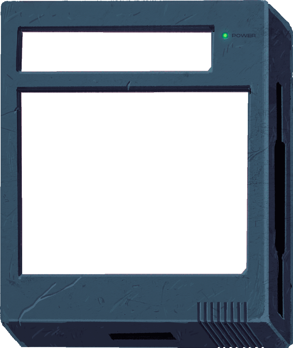 A brick-shaped e-reader.