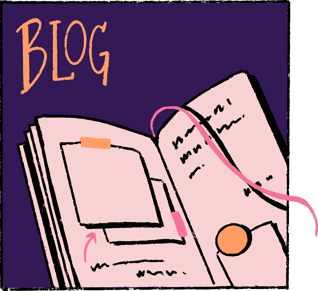 My blog: a diary with pictures and writing.